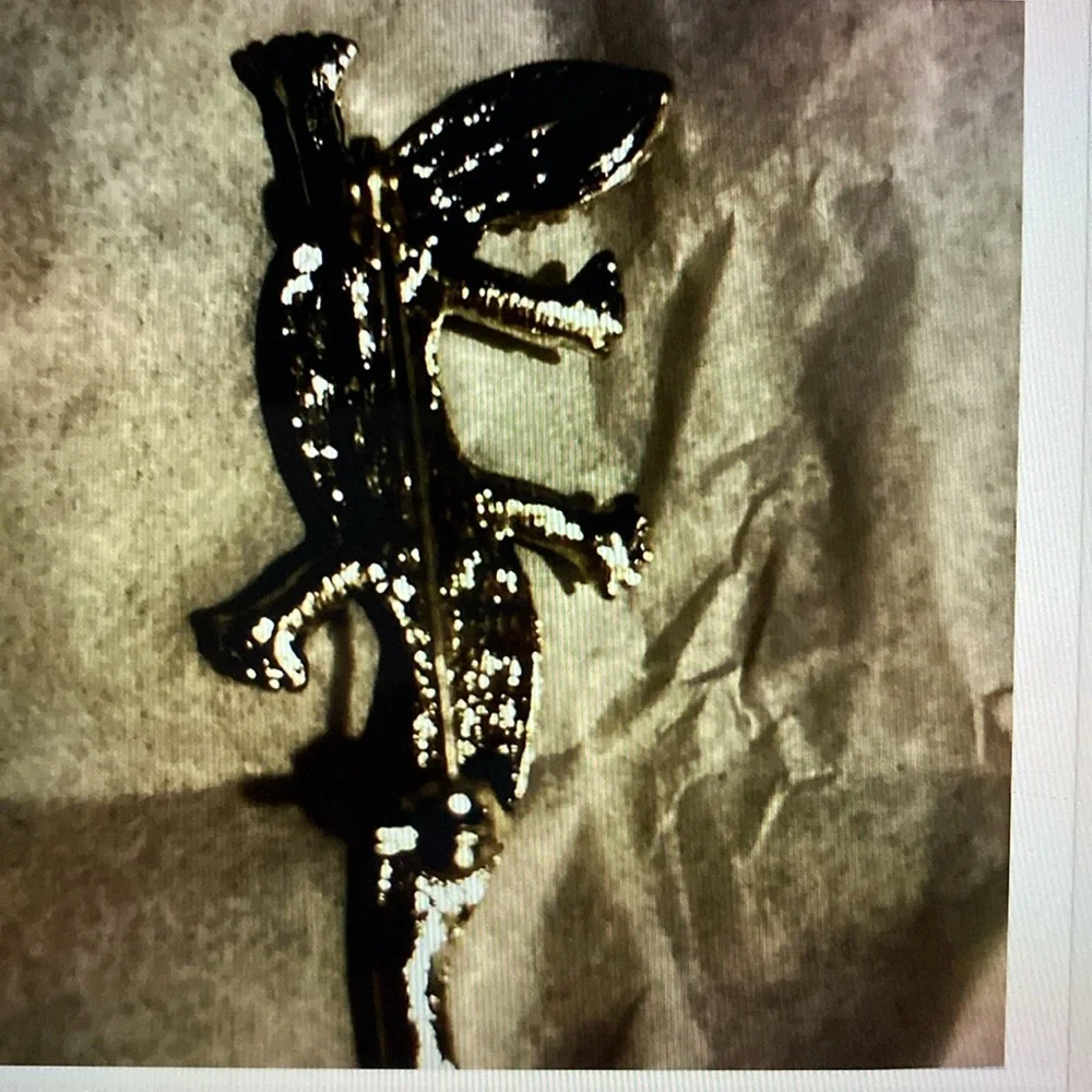 Lizard silver tone - Picture 2 of 2